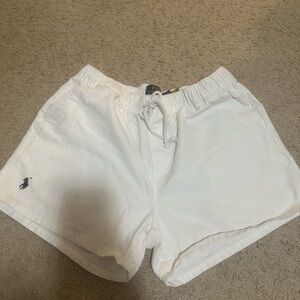 Polo by Ralph Lauren Classic White Athletic Shorts
